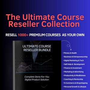 Ultimate Course Reseller Collection – 1100+ PLR Courses, Fitness courses, Health courses, Business courses, Self-Help courses, MRR, Resell.