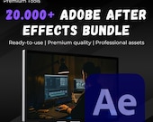 20,000+ Adobe After Effects Templates Mega-Bundle | Intros, Titles, Effects & More | MRR + PLR | Editable, Resellable, Editing Bundle MRR