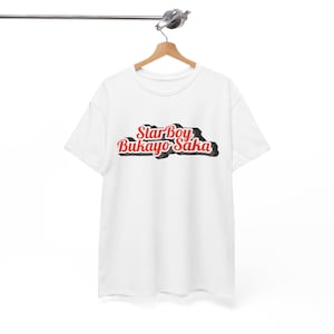 Saka StarBoy T-Shirt | Bukayo Saka x Arsenal Shirt | Funny Arsenal T-Shirt | Gooner Gift | Saka FC Supporter Tee | Unisex Football Fan Shirt