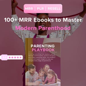100 冊以上の究極の子育てガイド電子書籍 | MRR | ポジティブな子育て、赤ちゃんのケア、子どもの発達、ポジティブな子育てテクニック、睡眠トレーニング