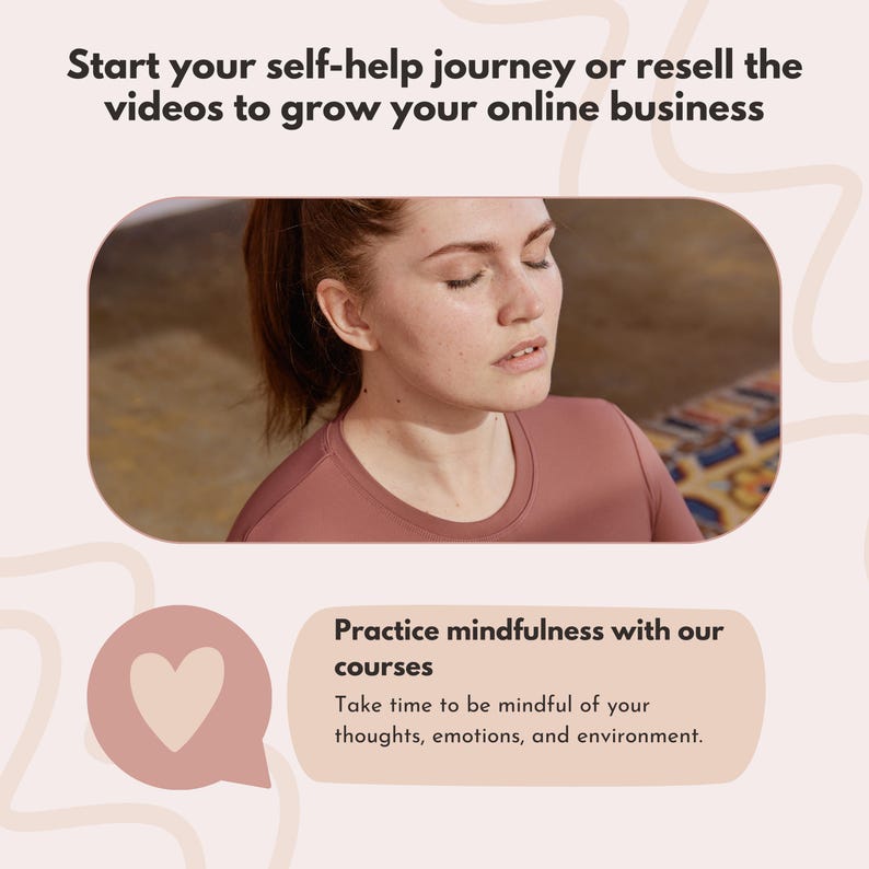 70+ Self-Help Video Courses | Master Resell Rights | Overcome Anxiety, Stress, & More | Resell for Profit, self-help, anxiety relief, stress image 2