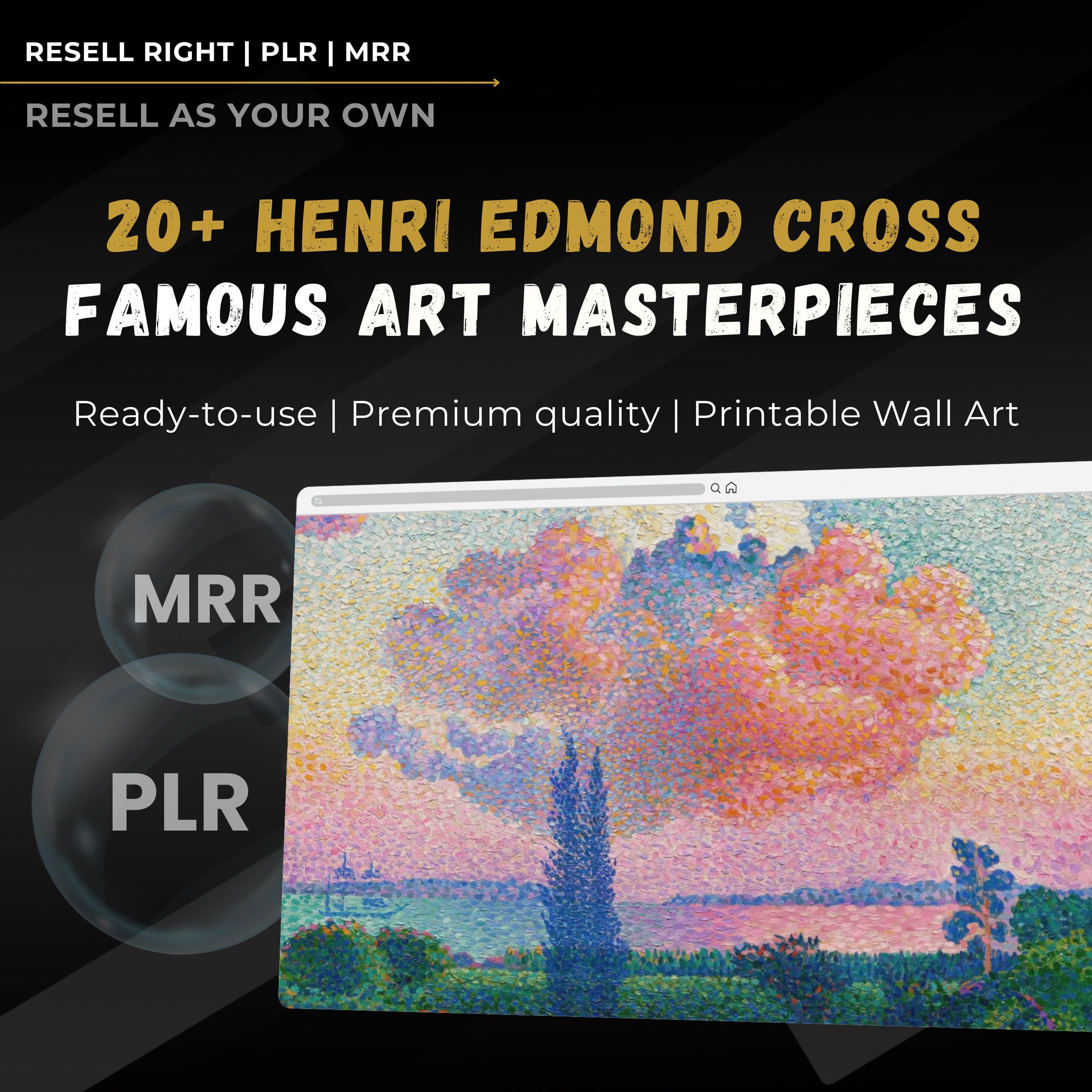 アンリ・エドモン・クロスの作品20点以上をバンドル | 新印象派の傑作