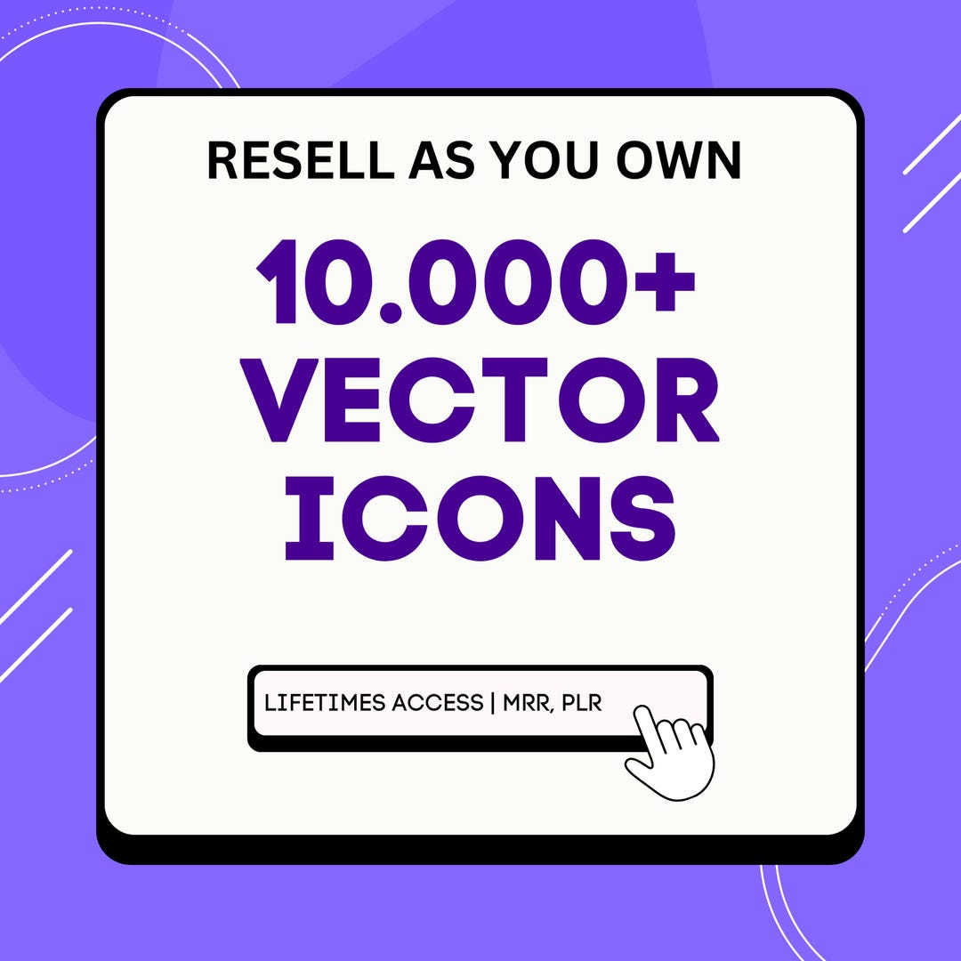10000+ Vector Icons Library
