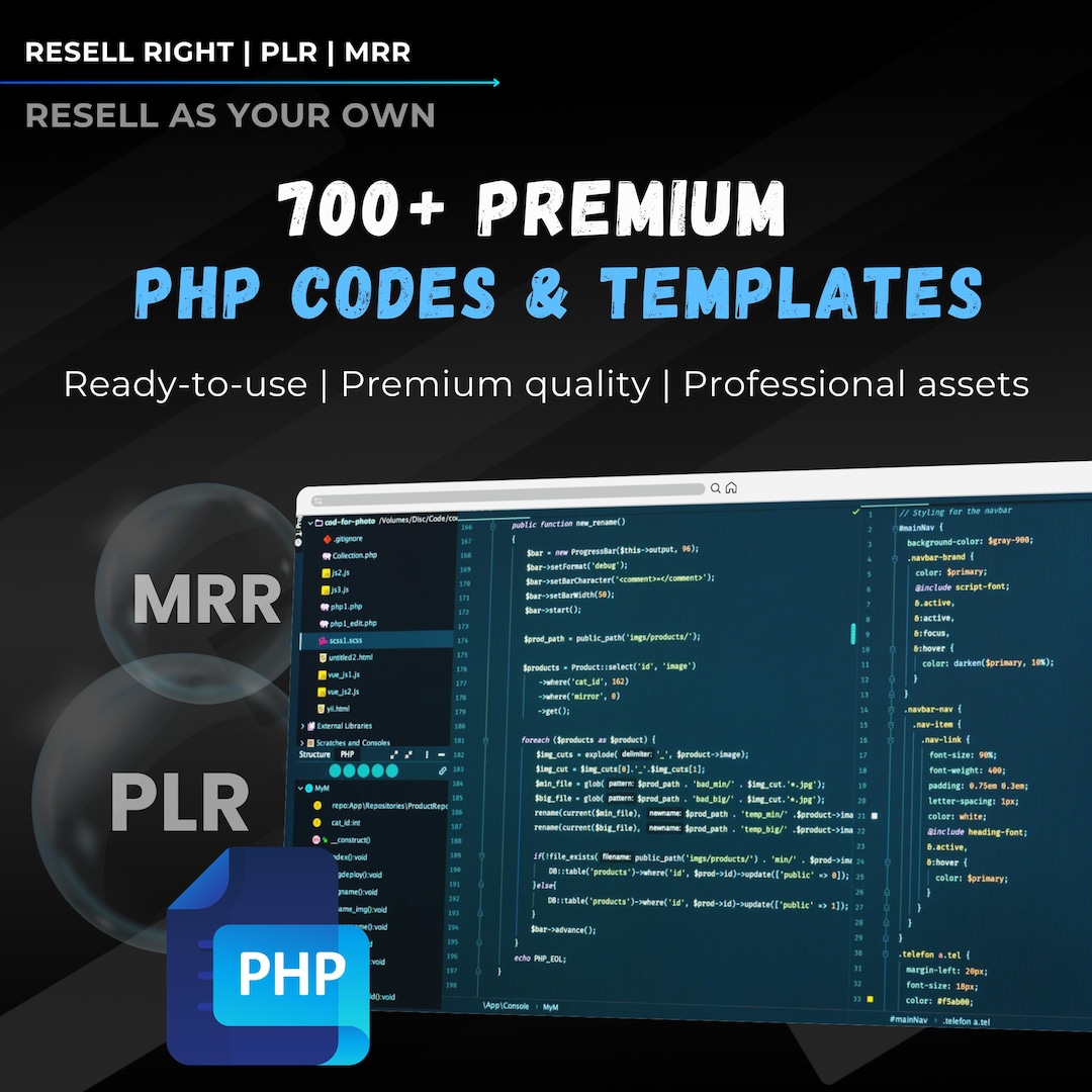 700+ PHP Codes, Templates Bundle | Scripts, Tools, Web App Snippets ...