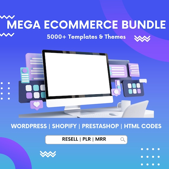 Ultimate E-Commerce MRR Package: Resell 5,000+ Themes & Plugins, Landing Pages, Shopify Themes, WordPress Themes, Website Themes.