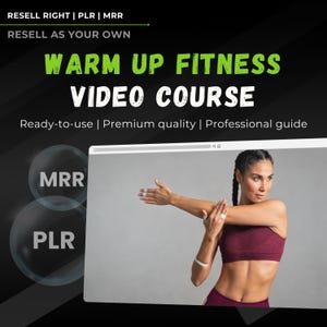 Guia de Aquecimento | Rotinas Pré-Treino, Prevenção de Lesões e Mobilidade | PDF + Gráficos Visuais | PLR + MRR | Rebranding, Esporte, Vídeo de Aquecimento