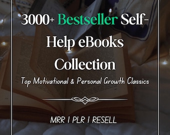 3000+ Bestseller Self-Help eBooks Collection | MRR | Self-help eBooks, Personal development, Self-improvement, Motivation eBooks, Mindset