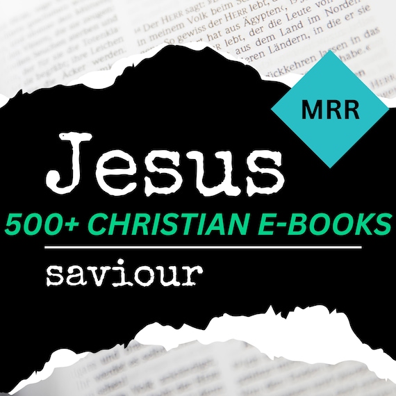 500+ Christian eBooks Bundle | MRR Rights, Bibles, Faith, and Spirituality Books, Jesus, Bible Study, Bible Books, Christianity, Word of God