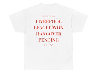 Liverpool Title Winners, Premier League Tee, Gift for Fans, Liverpool Tee, Football Lovers T-Shirt, Unisex Liverpool Supporter Tee, Fan Tee