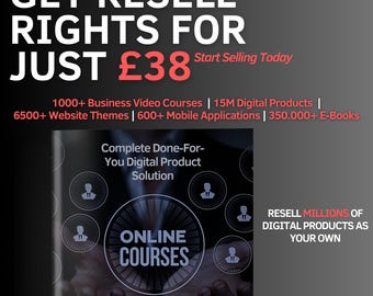 Ultimate 2800+ Online Courses Bundle + 28 Million Bonus Digital Products | PLR, MRR, Resell Rights