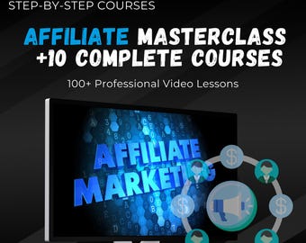 The Ultimate Affiliate Mastery | 10+ Courses | 100+ Lessons | Funnels, Traffic, Ads, Strategy, Resources | PLR + MRR | Rebrand & Sell Resell
