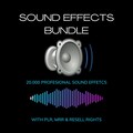 20,000+ Pro Sound Effects Bundle | Audio Essentials, Video Editing, Content Creation Sounds | PLR, MRR, Resale Rights, Video Sound Effects.
