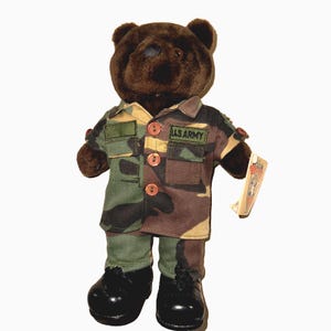 NWT Bear Forces of America Mini Bear Army Ranger 10&quot;