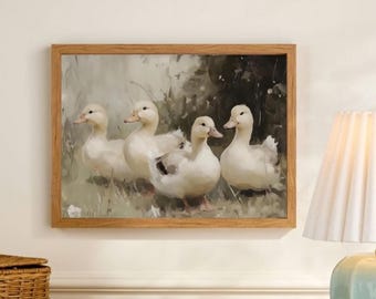 Duck Art Print: Wall Art Prints