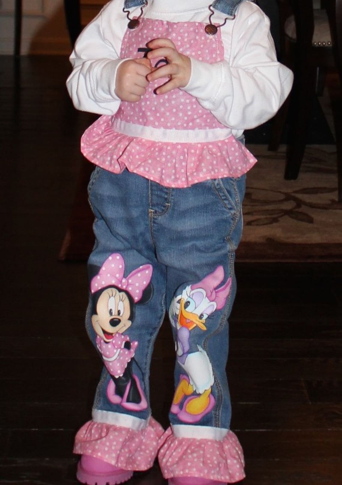 Disney clothing Overalls choice of 2 Characters Country cow Etsy