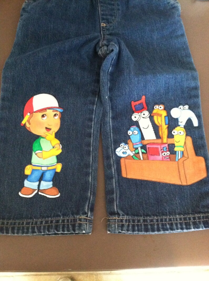 Custom Painted Disney Clothing Handy Manny choice of 2 Etsy