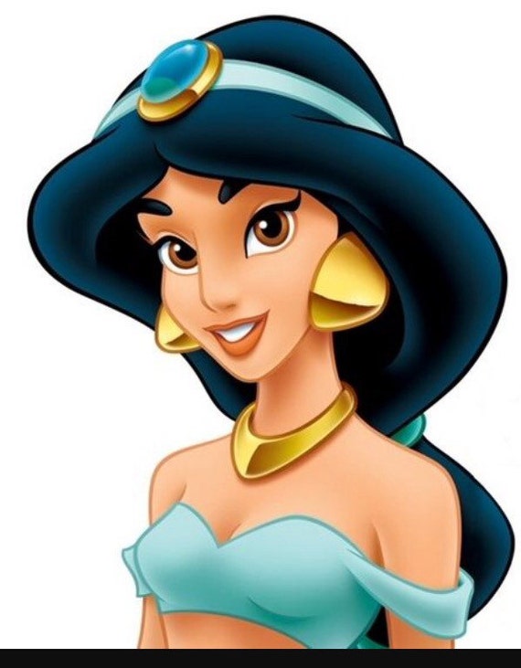 Custom Hand Painted Shirt Disney Jasmine Aladdin or Rajah ...