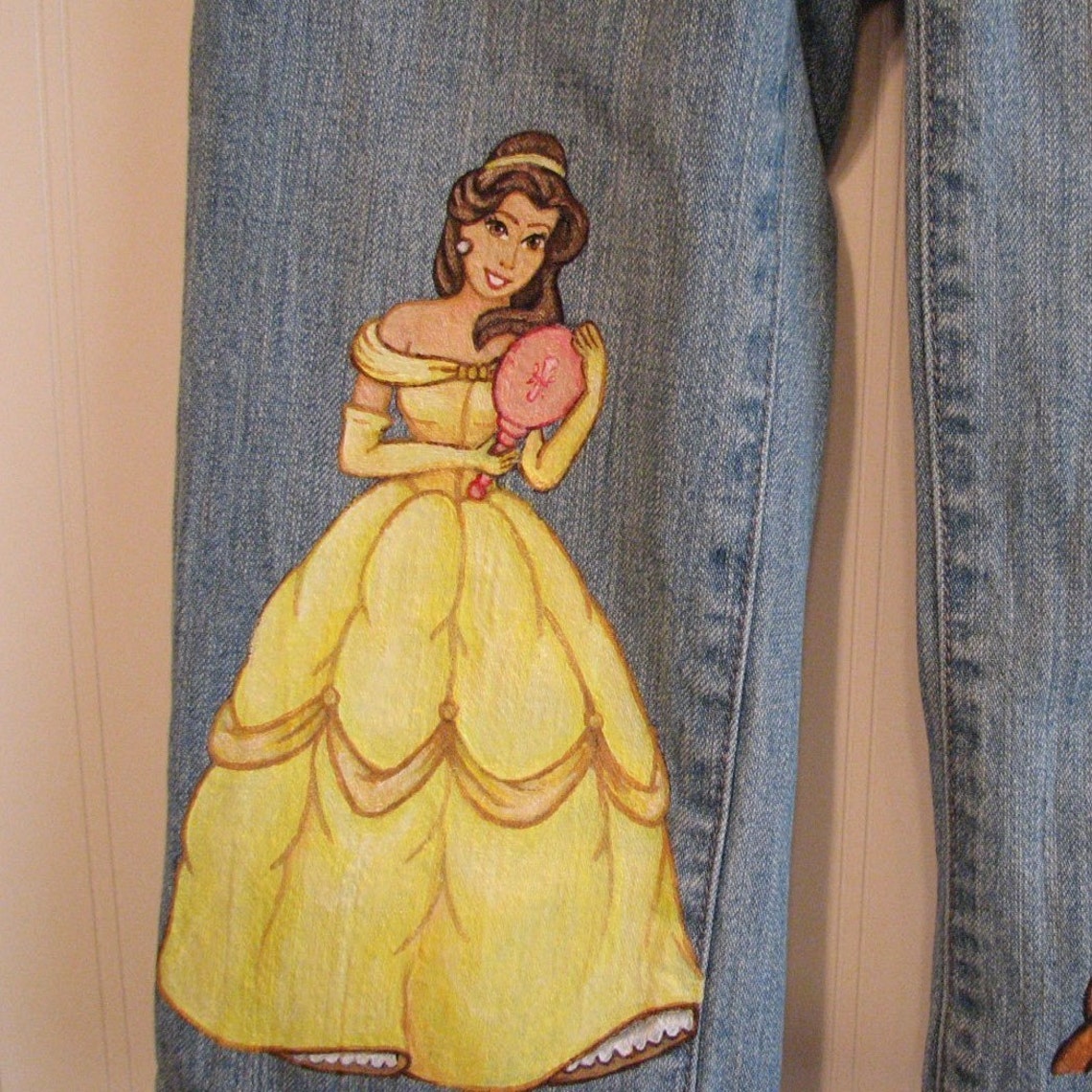 Custom Hand Painted Choice of 2 Characters Disney Princess Etsy