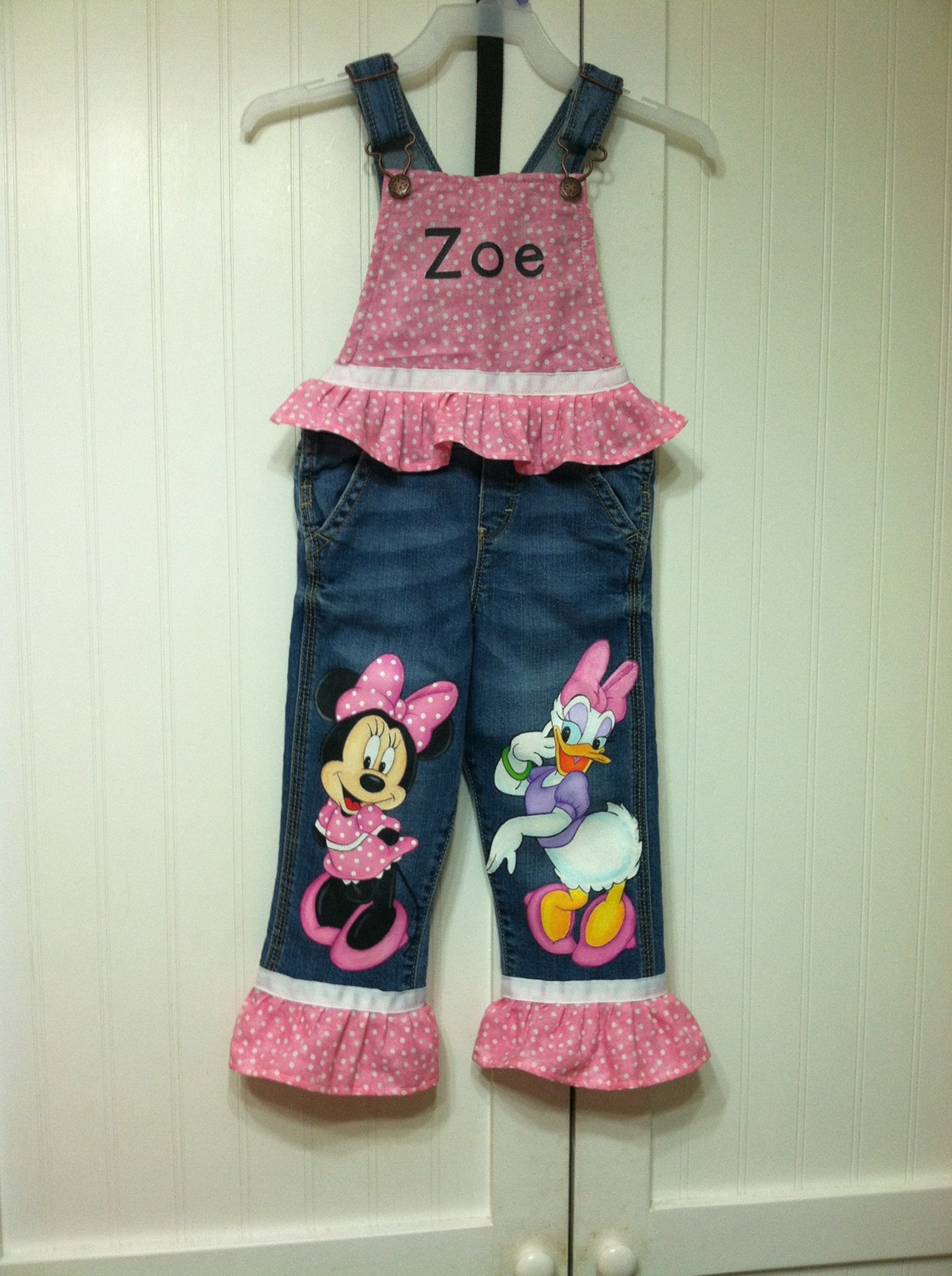 Custom Disney clothing Overalls choice Mickey Minnie Goofy Etsy