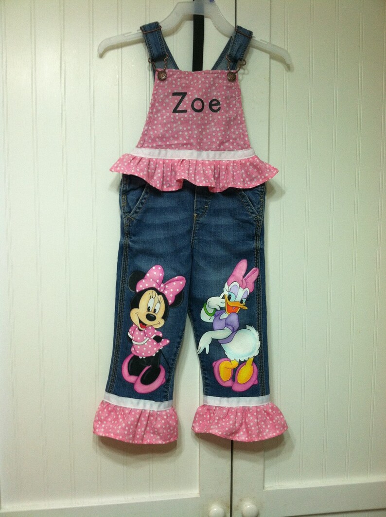 Custom Disney clothing Overalls choice Mickey Minnie Goofy Etsy