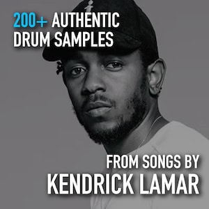 KENDRICK LAMAR Drum Kit | 200+ REAL sounds from songs by Kendrick Lamar | Perfect for Boom Bap, Hip Hop beats .wav samples