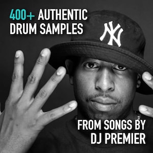 DJ Premier Drum Kit | 400+ REAL sounds from beats by DJ Premier | Perfect for Boom Bap, Hip Hop beats .wav samples