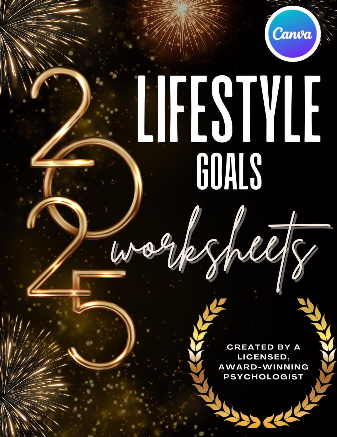 2025 Goals Worksheets 2025, Goals Planning, New Year Resolutions