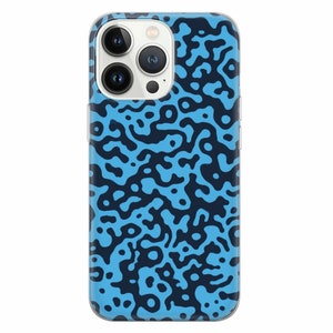 Abstract Line Phone Case Organic Shapes Cover for iPhone 16 Pro Max, 15 Plus, 14, 13, 12, 11,  XS & Samsung S24, S23, A55, A54, Pixel 9 Pro,