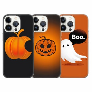 Halloween Phone case Spooky Cartoon Cover for iPhone 16 Pro Max, 15 Plus, 14, 13, 12, 11, XS & Samsung S24, S23, A55, A54, Pixel 9 Pro, 8