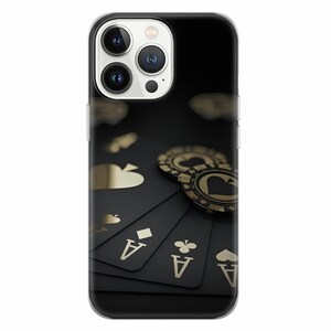 Golden Card Phone Case Cover für iPhone 16 Pro Max, 15 Plus, 14, 13, 12, 11, XS & Samsung S24, S23, A55, A54, Pixel 9 Pro, 8