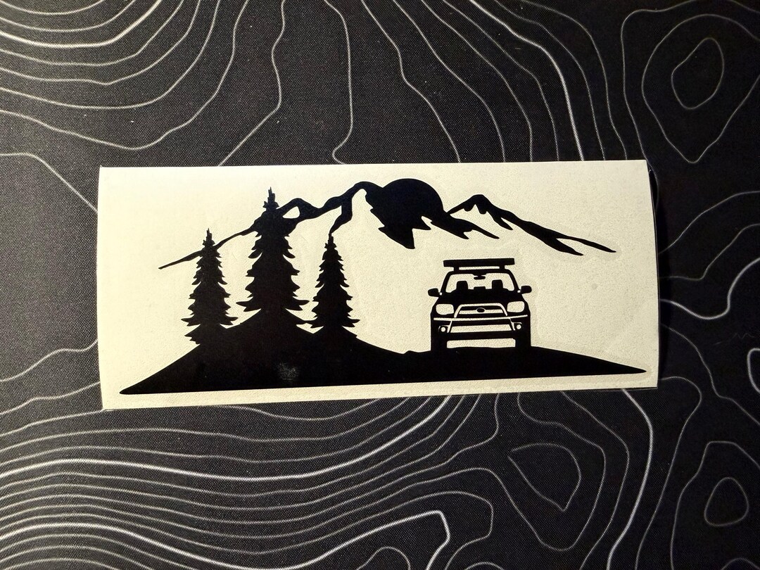 Toyota 4runner 4th Gen Logo Decal - Etsy