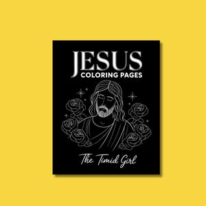 Jesus Coloring Pages for Adults to Print | Bold & Easy Printable Jesus Coloring Sheets | Christmas Coloring Activity