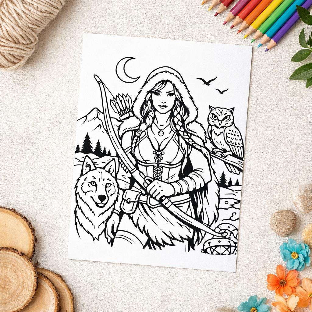 Huntrix Coloring Pages Printable: Instant PDF Download - Etsy Canada
