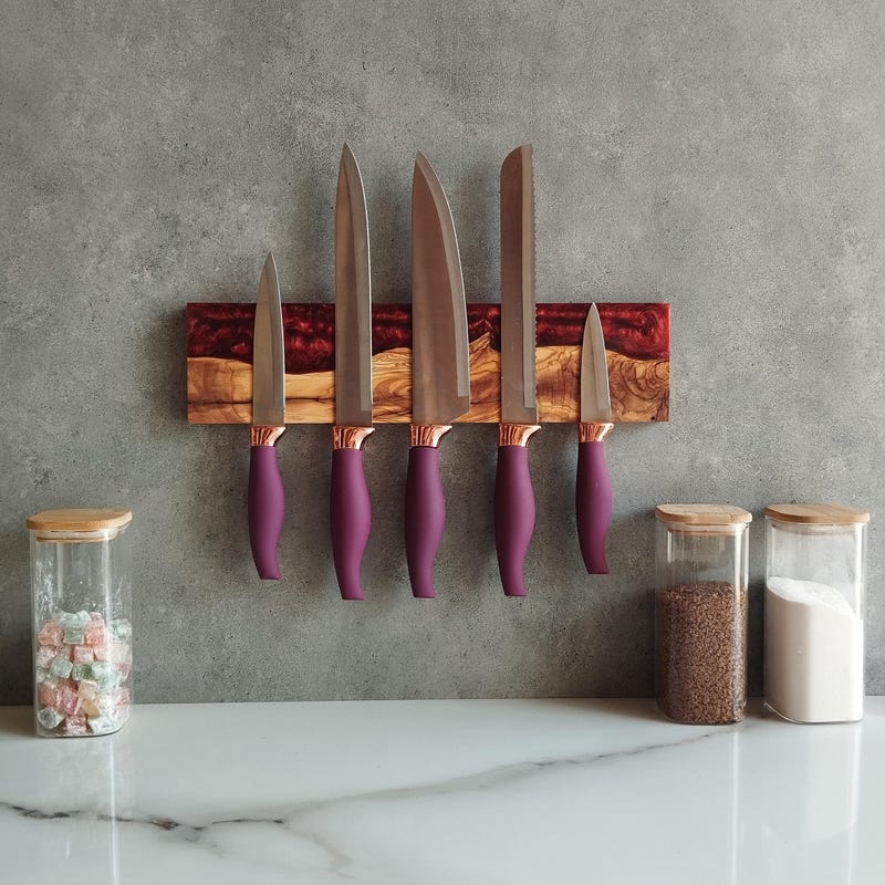 Magnetic Knife Rack - Etsy