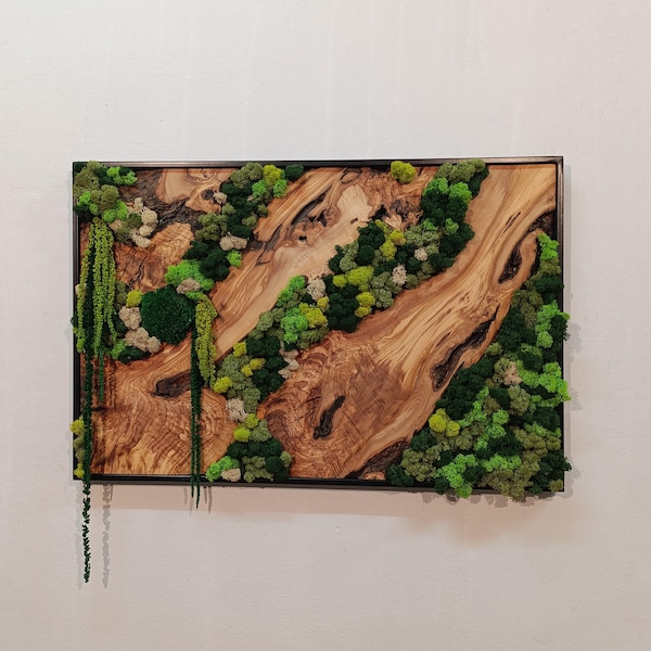View of Moss Wall Decor - Etsy
