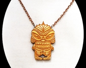 Large Creature from the Black Lagoon Tiki Necklace