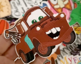 Mator tuck Cars Embroidered Patch Mator Lighting Mc Queen Iron or stitch - Clothes - Denim Jackets - Hats -Bags