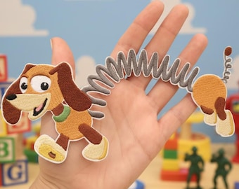 Toy Story Embroidered Patch Slinky Dog Woody Buzz Jessie Rex Cowboy Iron or stitch - Clothes - Denim Jackets - Hats -Bags
