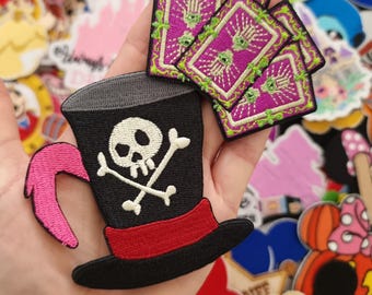 Disney Villain Embroidered Patch - Princess and the frog Tiana Doc Facilier hat cards - Iron or stitch Clothes - fan Gift