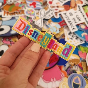 Aufnäher Prinzessin Castle gestickt - Disneyland - Aufnäher Aufbügeln - Aufnäher - Aufnäher - Aufnäher - Kleidung - Jeansjacken - Hüte - Taschen