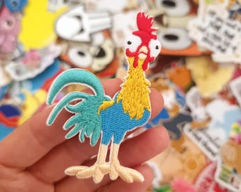 Toppa ricamata Hei Hei Moana – Moana Maui Hei Hei Pua Heart Te Fiti Hook String ray – Termoadesiva o cucita – Aggiungi magia a giacche, cappelli, borse