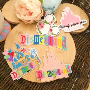 Princess Castle Embroidered Patch &quot; Always follow your Dreams &quot; Iron or stitch - Clothes - Denim Jackets - Hats -Bags