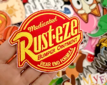 Cars Rustese Embroidered Patch Mator Lighting Mc Queen Iron or stitch - Clothes - Denim Jackets - Hats -Bags