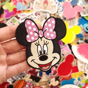 Minnie Friends Embroidered Patch Iron or stitch - Mickey Daisy Donald Goofy Pluto hat Clothes - Denim Jackets - Hats -Bags