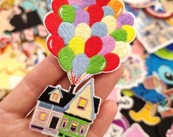 Up Balloon House Adventure Is Out There Patch, Iron On for Jackets, Bags, Hats & Backpacks
