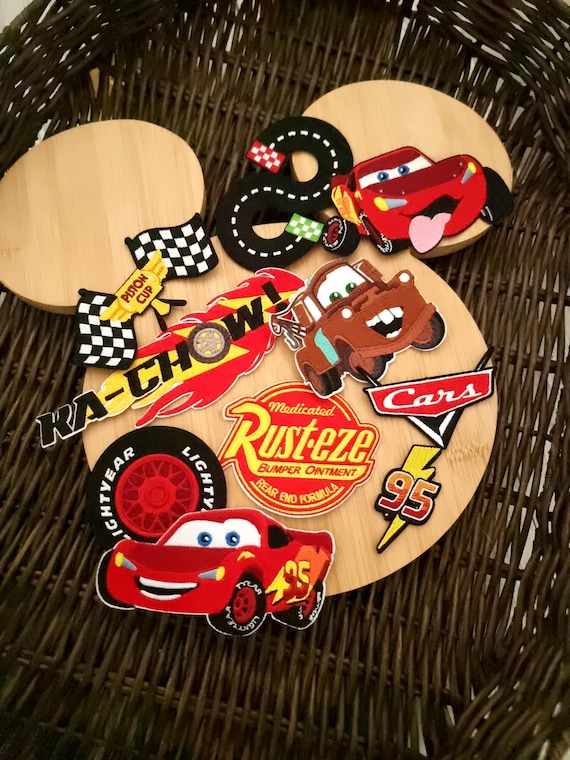 Cars Embroidered Patch Mator Lighting Mc Queen Iron or stitch - Clothes - Denim Jackets - Hats -Bags