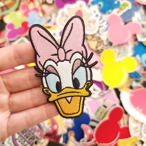 Daisy Mickey Minnie Friends Embroidered Patch Iron or stitch - Daisy Donald Goofy Pluto hat Clothes - Denim Jackets - Hats -Bags