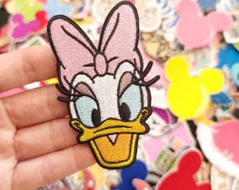 Daisy Mickey Minnie Friends Embroidered Patch Iron or stitch - Daisy Donald Goofy Pluto hat Clothes - Denim Jackets - Hats -Bags