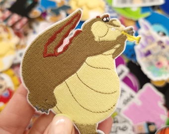 Embroidered Patch - Princess and the frog Tiana Prince Naveen Louis  Croc - Iron or stitch Clothes - fan Gift