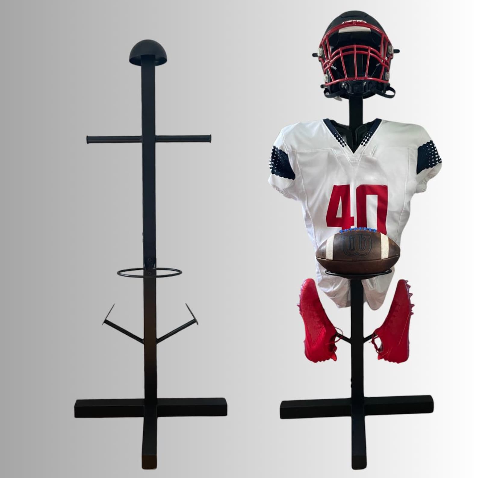 Football Equipment Rack, Uniform Organizer, Football Gear Organizer ...